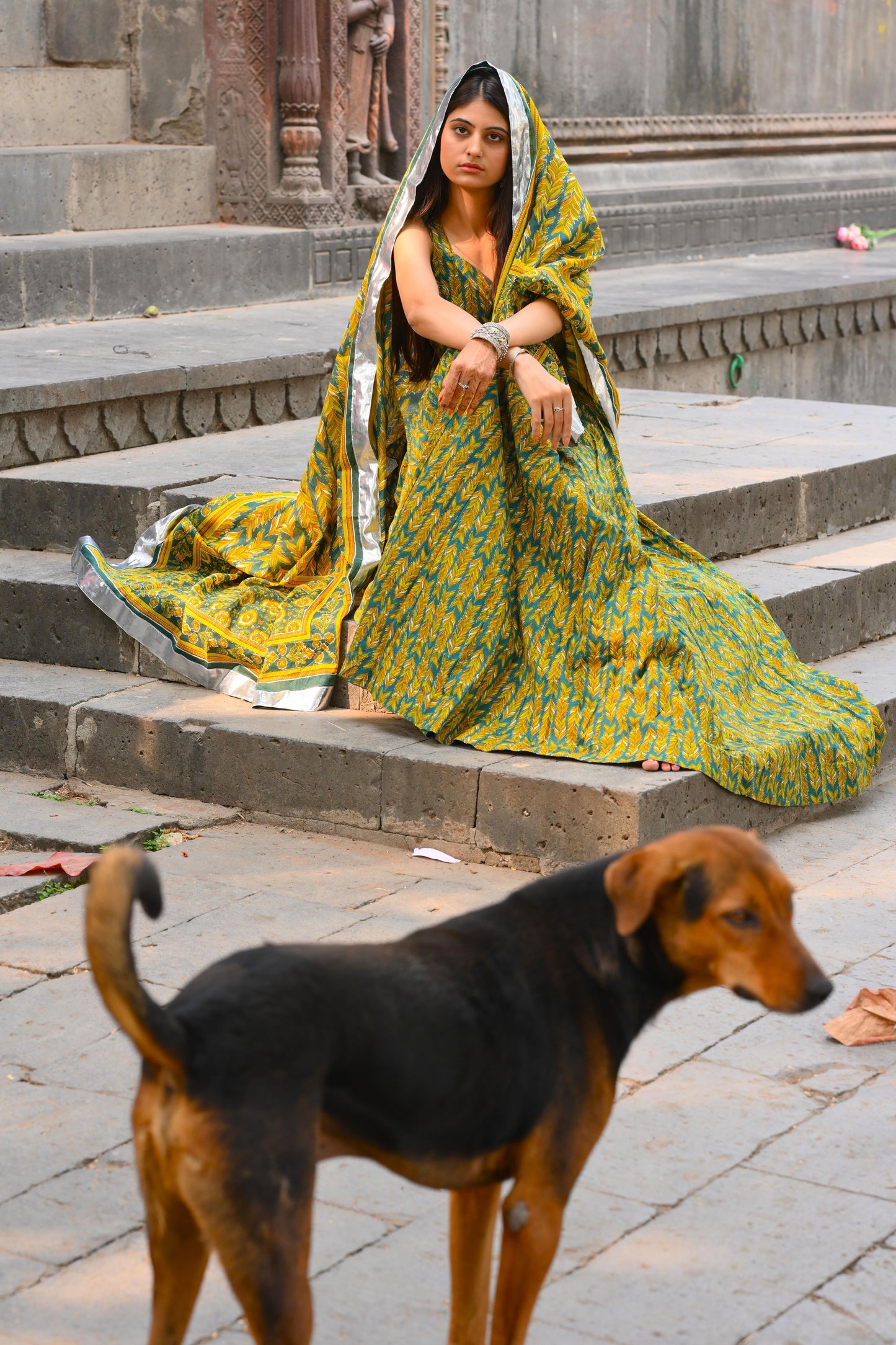 Padmavati Emerald Green Lehenga Set